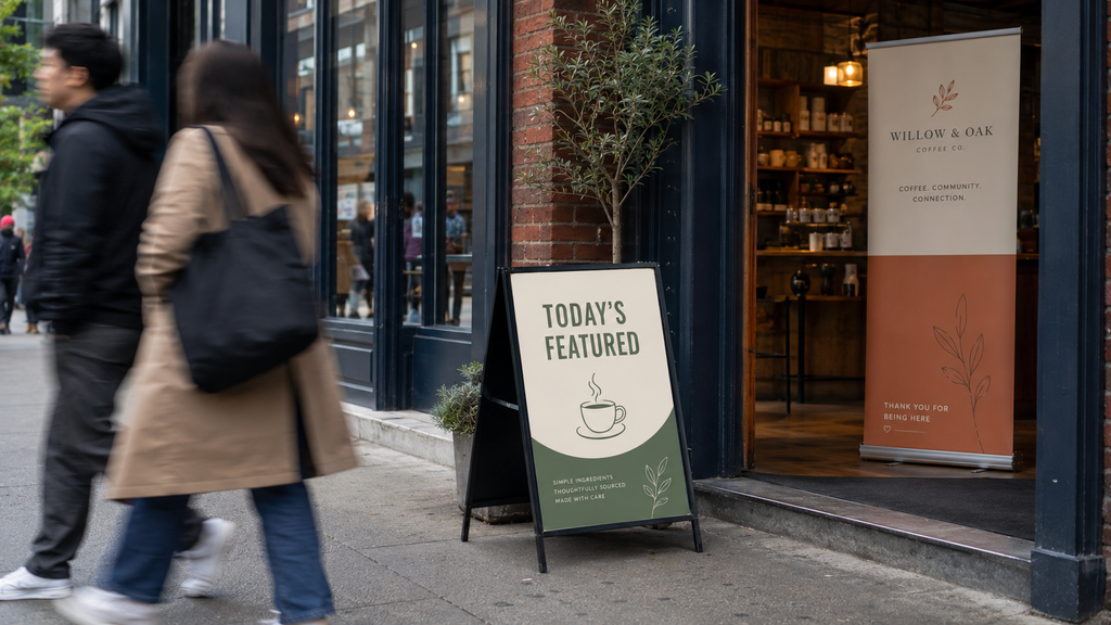 Your Sign Is Still Your Best Salesperson: Why A-Frames, Banners & Yard Signs Outperform Your Ad Budget