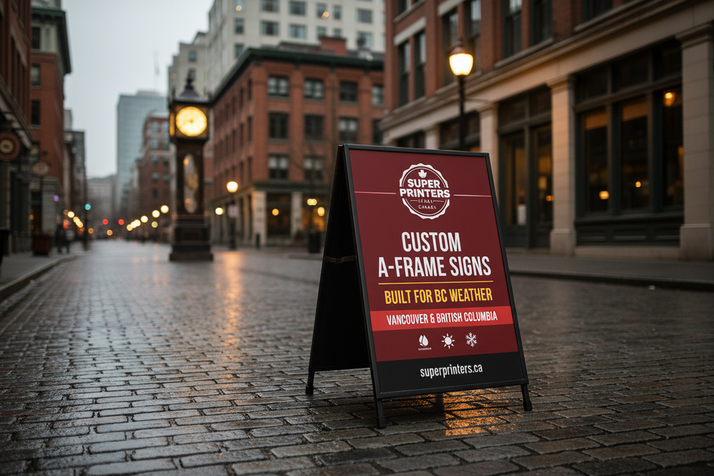A-Frame & Sandwich Board Signs in Vancouver: The Complete Guide for BC Businesses